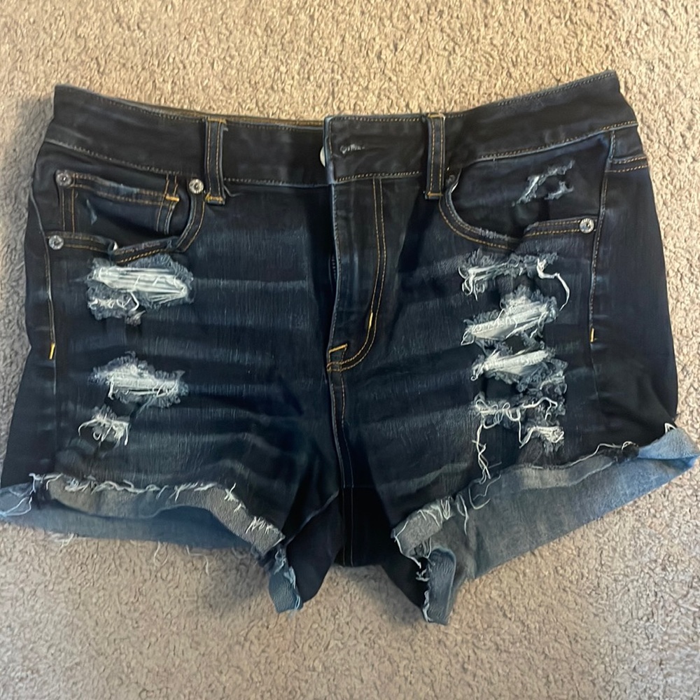 American Eagle Hi-Rise jean shorts